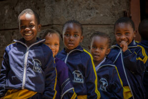 Kinder der Tenderfeet School